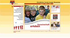Desktop Screenshot of cvjm-hannover.de